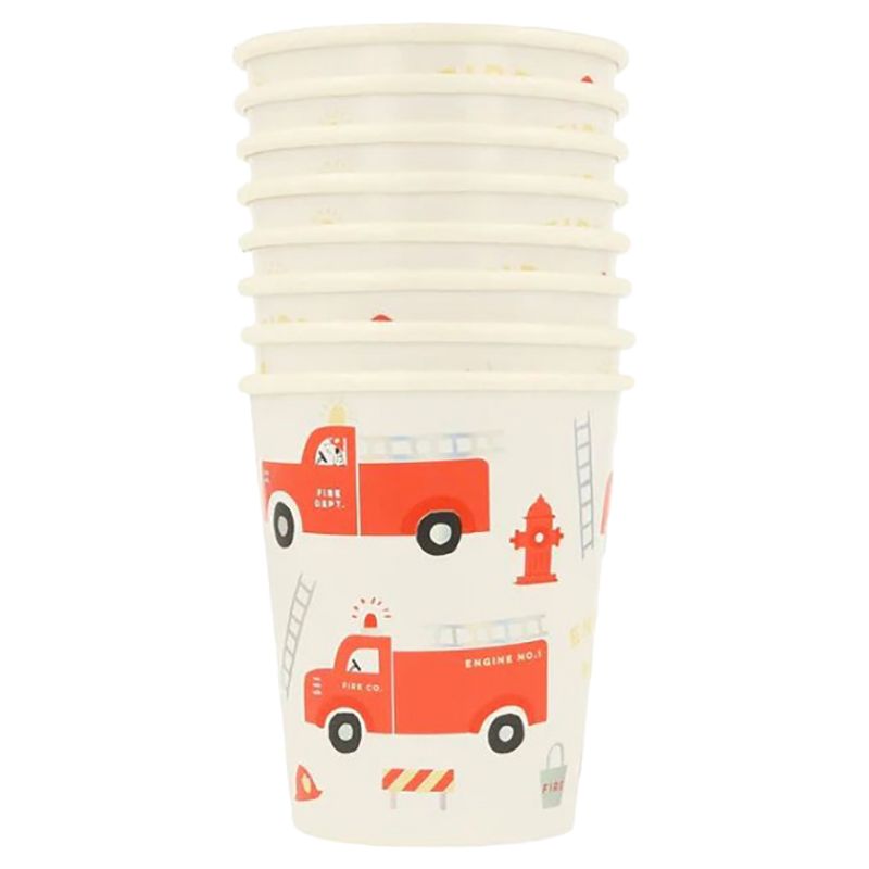 Meri Meri - Fire Truck Cups - 8pcs