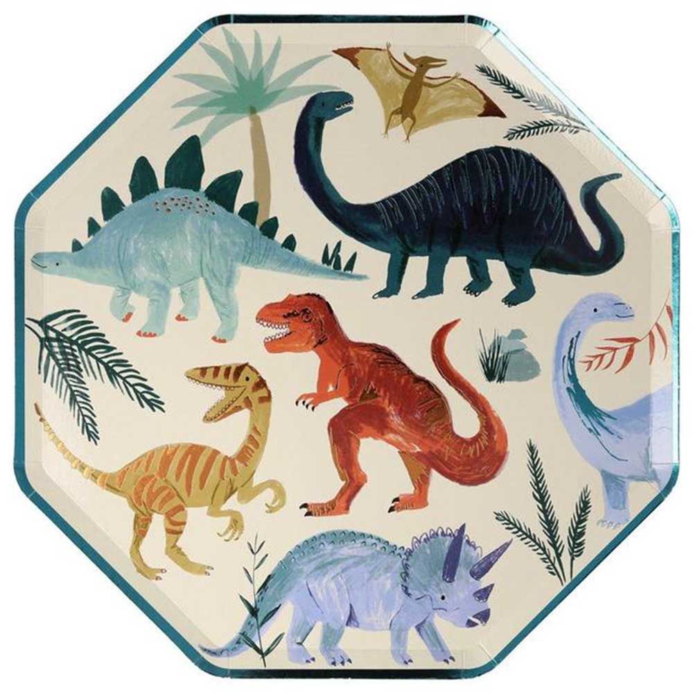 Meri Meri - Dinosaur Kingdom Dinner Plates