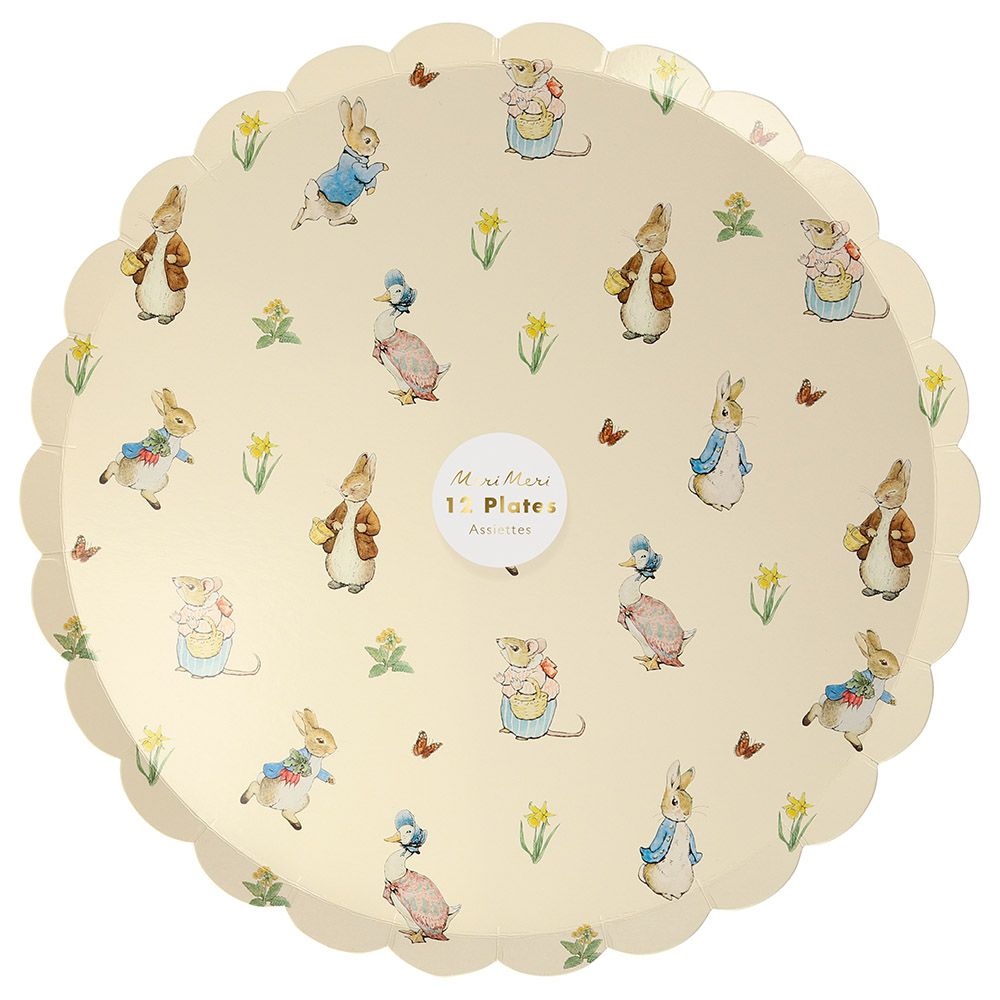 Meri Meri - Peter Rabbit & Friends Dinner Plates