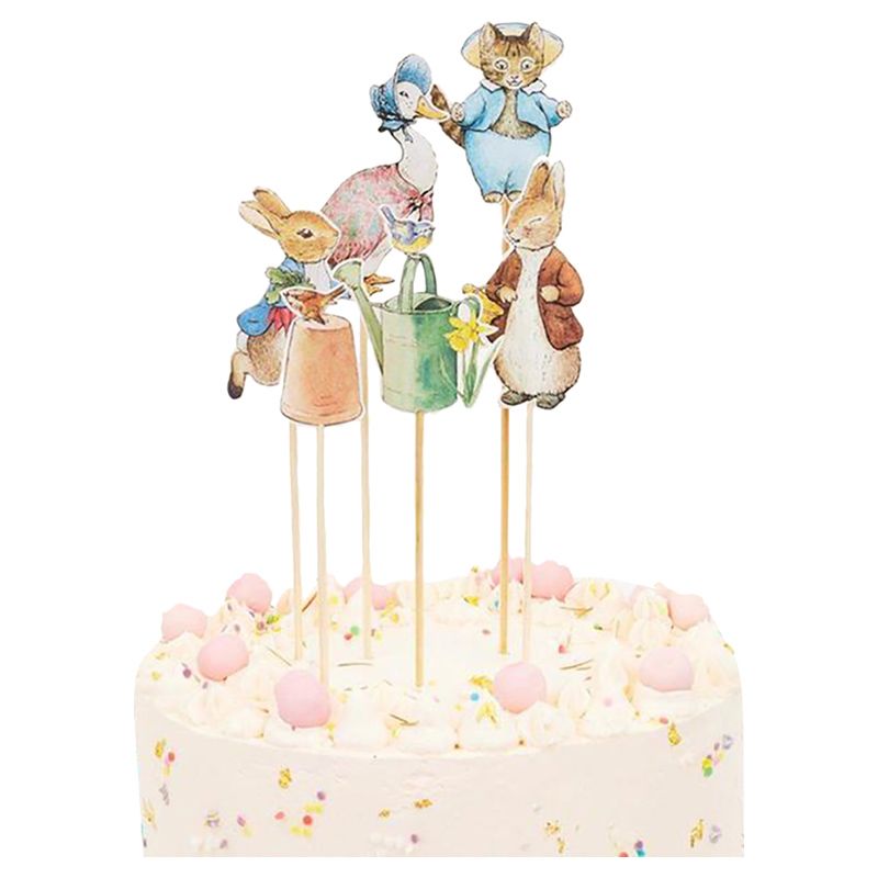 Meri Meri - Peter Rabbit and Friends Cake Toppers Pack of 6