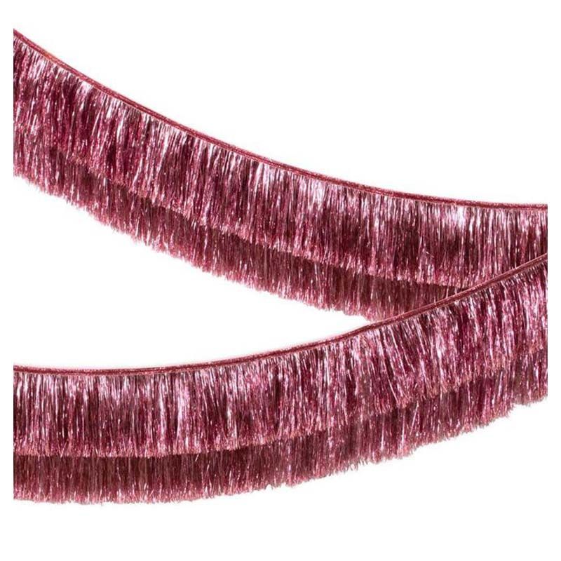 Meri Meri - Pink Tinsel Fringe Garland