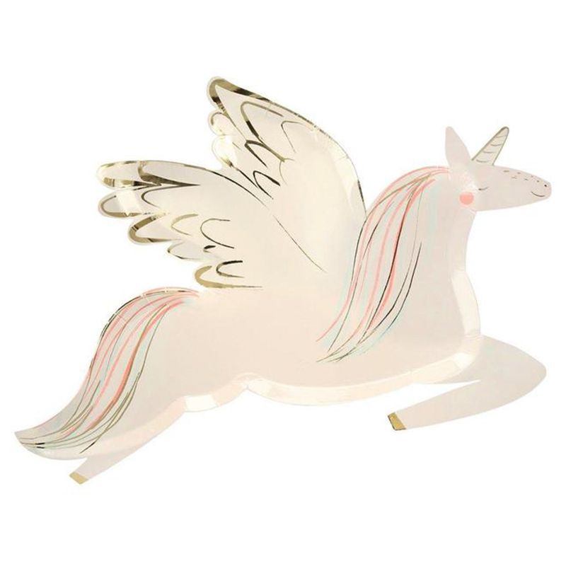 Meri Meri - Winged Unicorn Plates