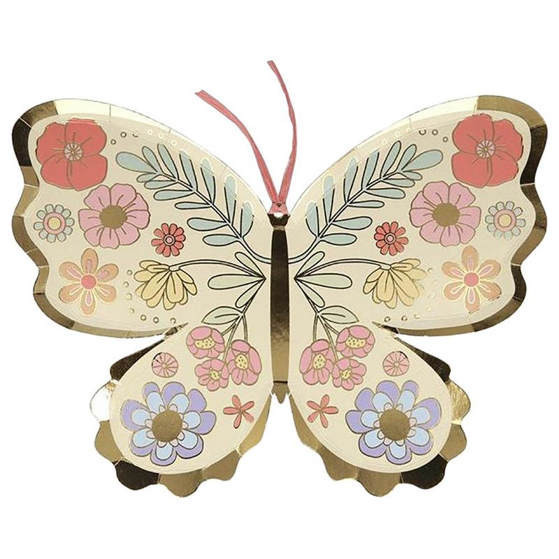 Meri Meri - Floral Butterfly Plates