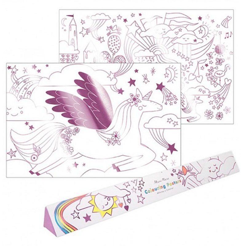 Meri Meri - Unicorn Coloring Posters