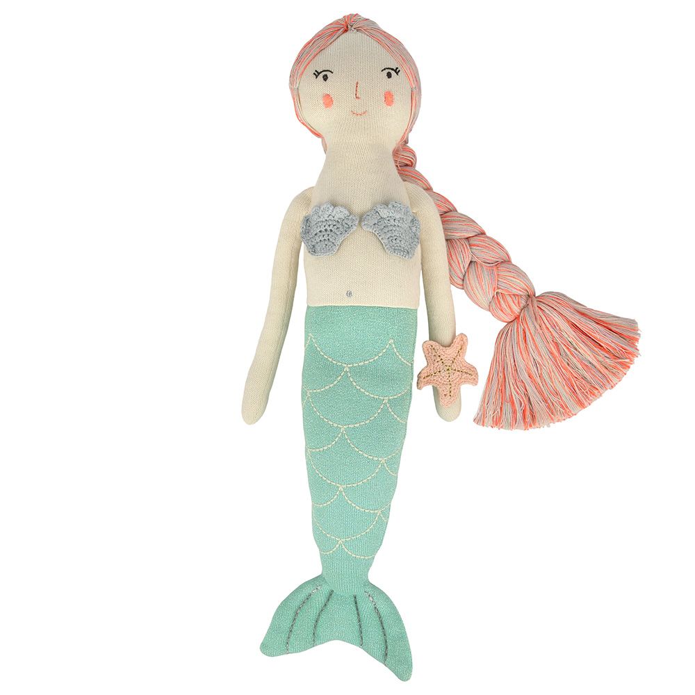 Meri Meri - Knitted Mermaid - Green/Blue