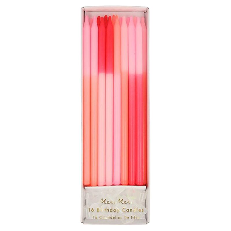 Meri Meri - Pink Colour Block Candles 