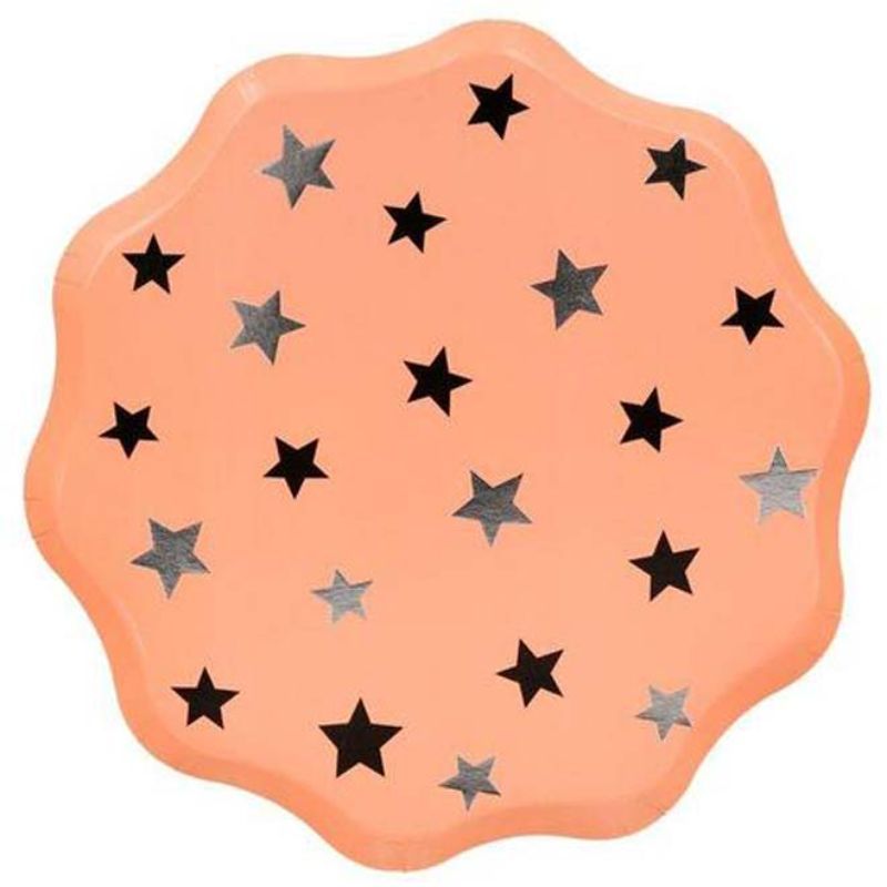 Meri Meri - Pack of 8 Star Pattern Small Plate