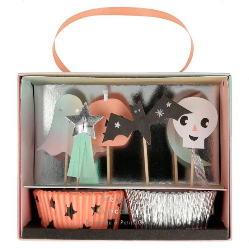 Meri Meri - Pack of 24 Pastel Halloween Cupcake Kit