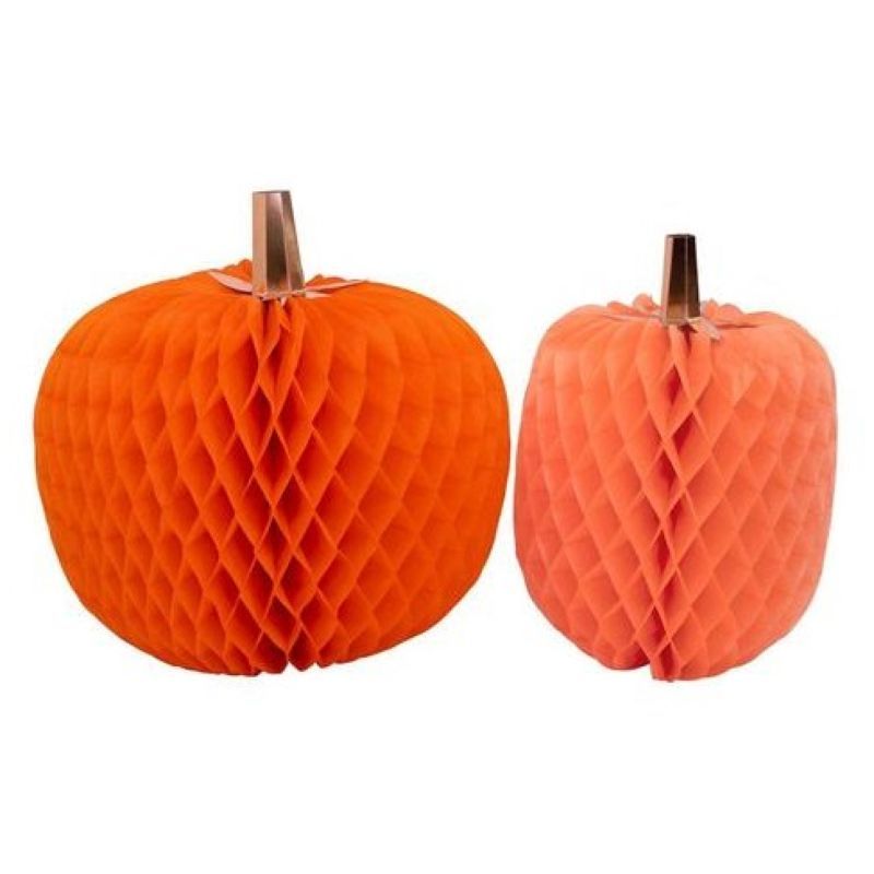 Meri Meri - Giant Honeycomb Pumpkins 2pc