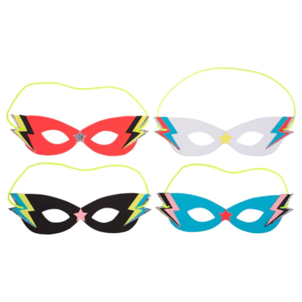 Meri Meri - Superhero Masks - Pack of 8