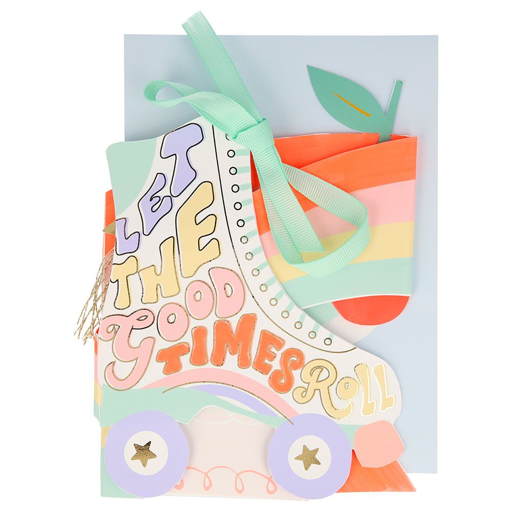 Meri Meri - Roller Skate Concertina Card