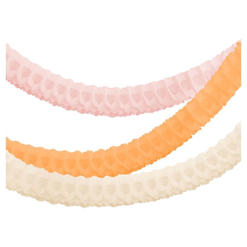 Meri Meri - Honeycomb Garlands - 3pcs - Pink