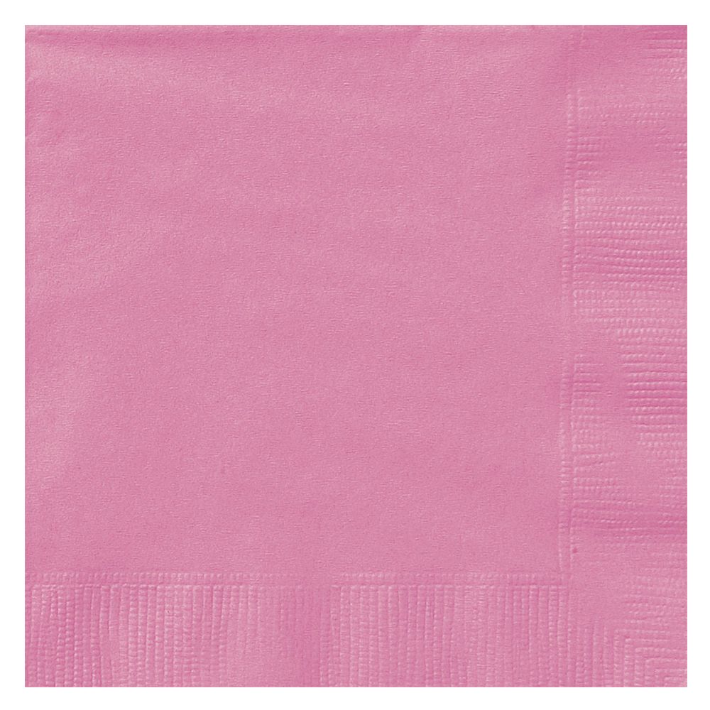 Unique - Luncheon Napkin Pack of 20 - Hot Pink