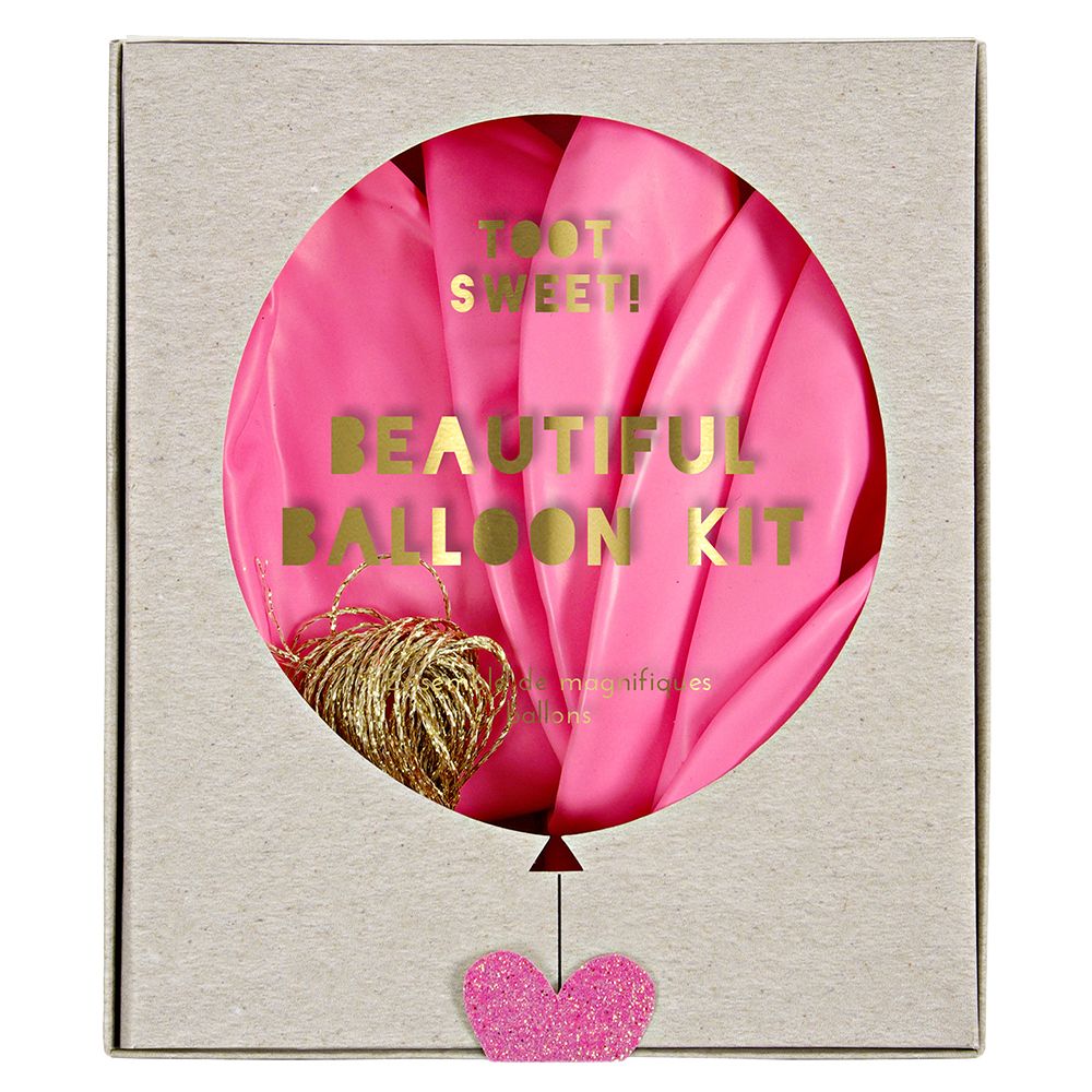 Meri Meri - Toot Sweet Balloon Kit - Pink