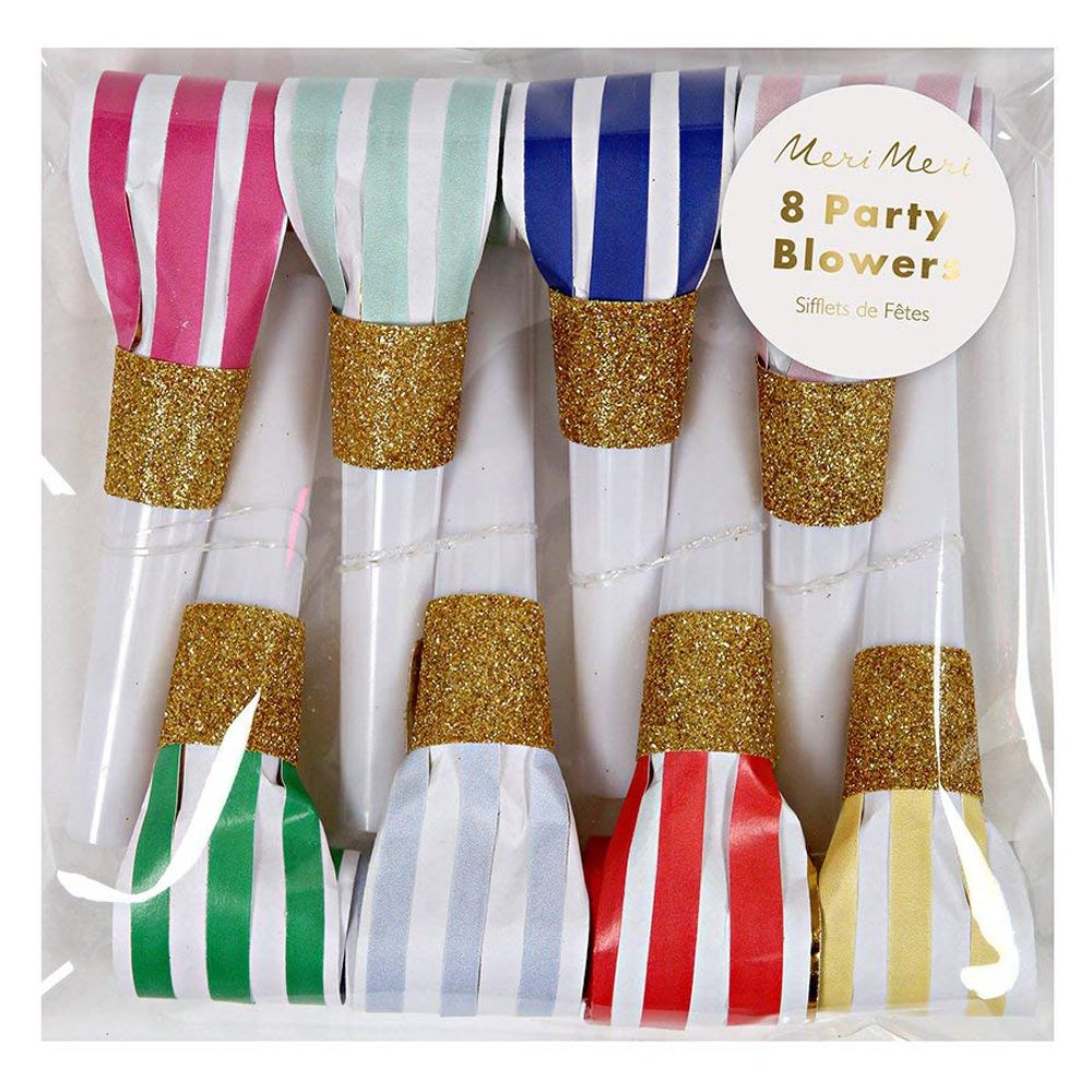 Meri Meri - Birthday Party Blowers 8pcs