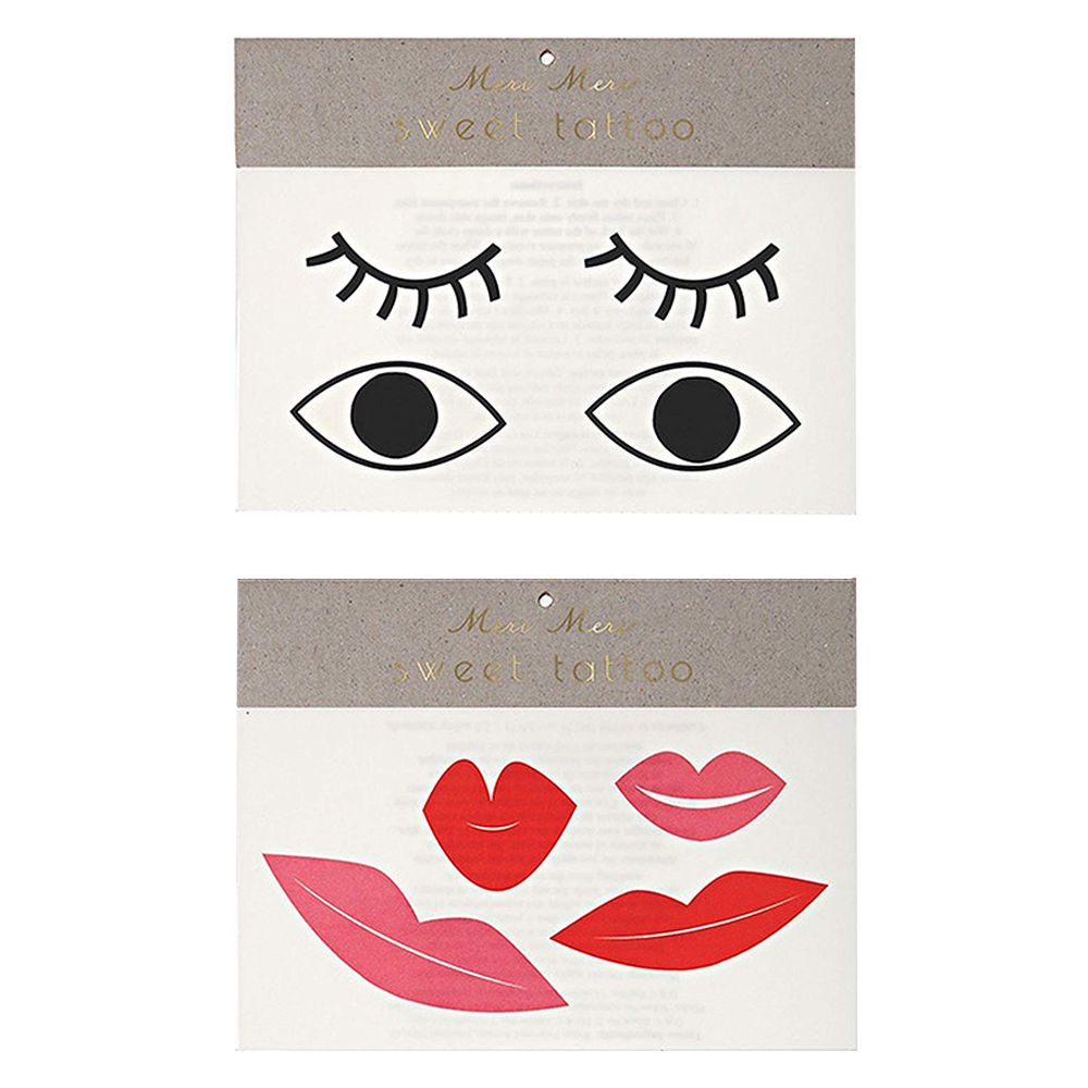 Meri Meri - Eyes & Lips Tattoos