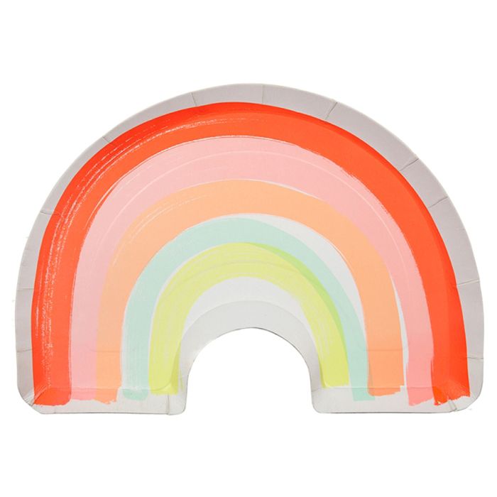 Meri Meri - Rainbow Plates