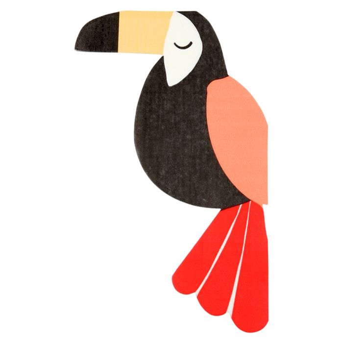 Meri Meri - Go Wild Toucan Napkins