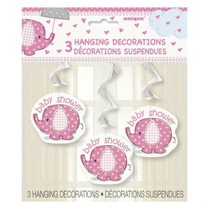 Unique - Umbrellaphants Hanging Decoration - Pink