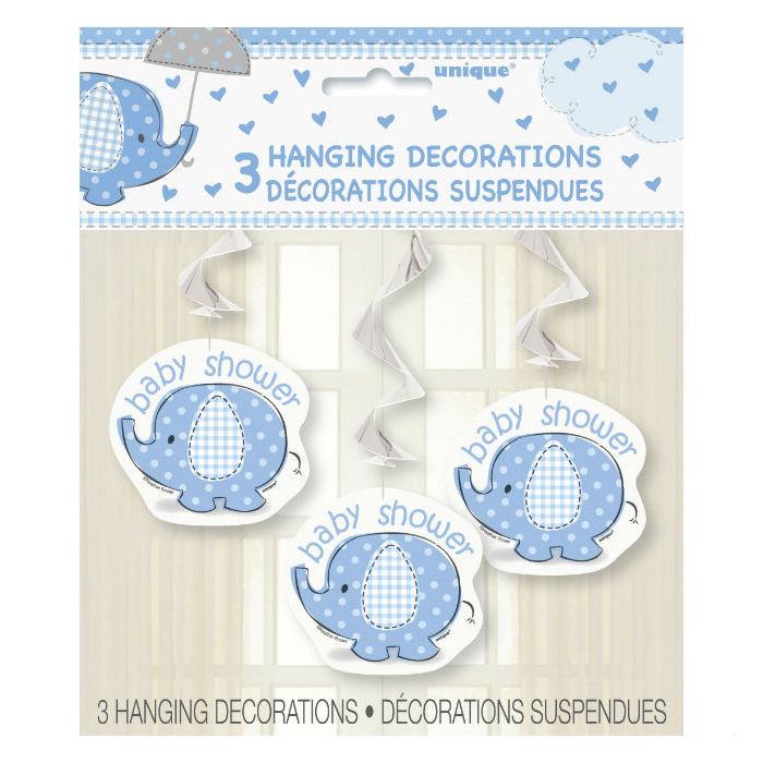 Unique - Umbrellaphants Hanging Decorations - Blue