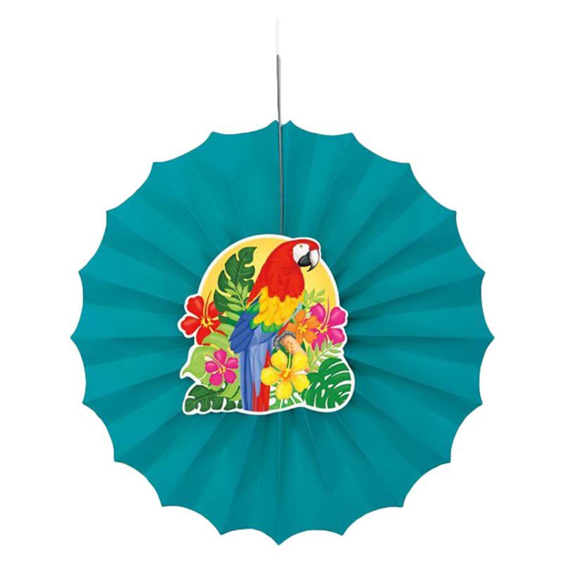 Unique - Tropical Island Luau Party Fan Decoration