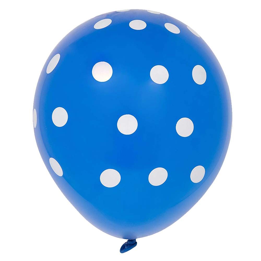 Unique - Polka Dots Balloons - Blue