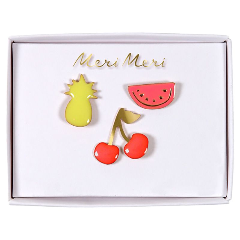 Meri Meri - Fruit Enamel Pins