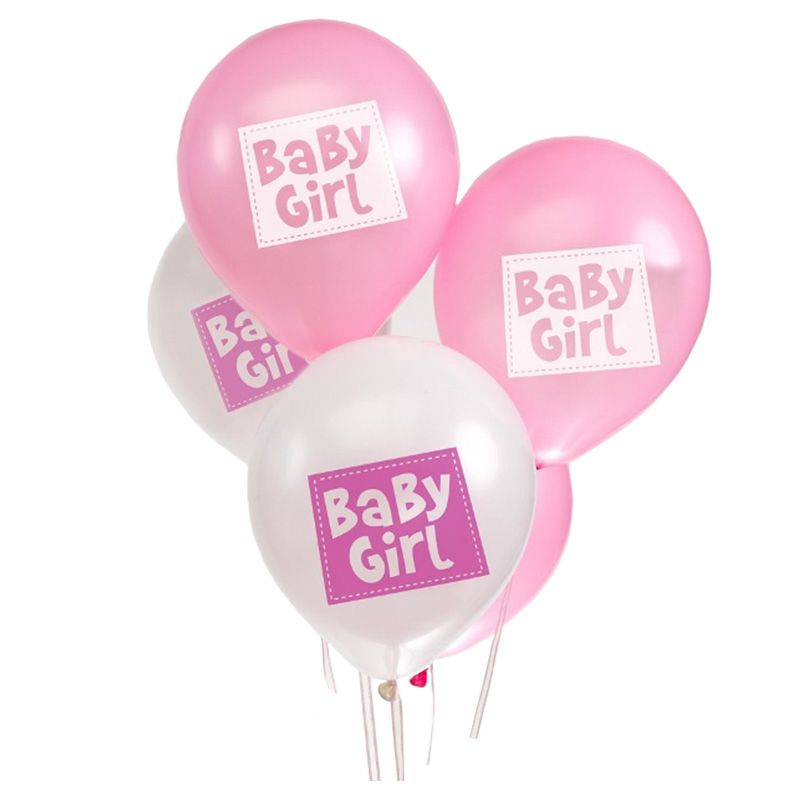 Neviti - Baby Girl Balloons 8pcs