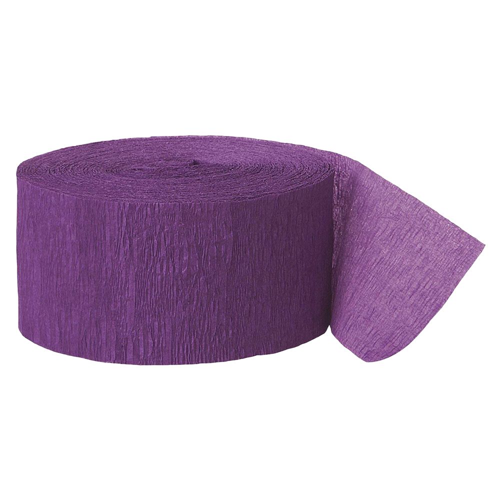 Unique - Crepe Streamer - Purple