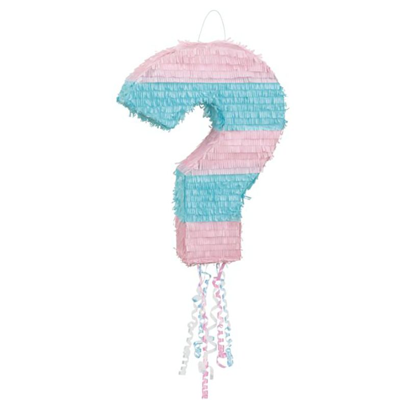 Unique - Question Mark Gender Reveal 3D Pull Pinata