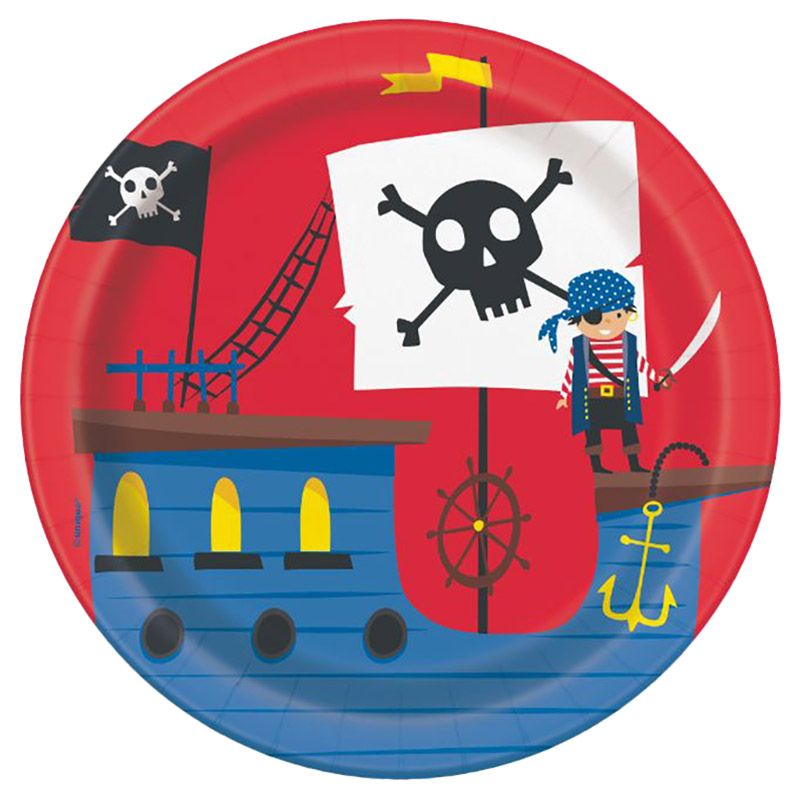 Unique - Ahoy Matey Pirate 7" Plate