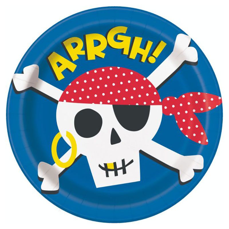 Unique - Ahoy Matey Pirate 9" Plate