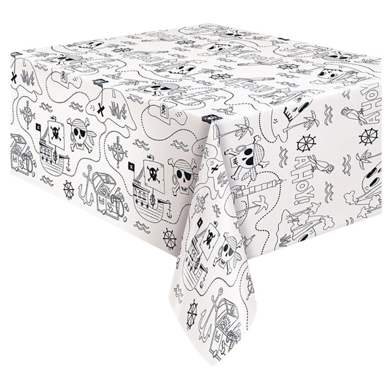 Unique - Ahoy Pirate Colouring Paper Table cover