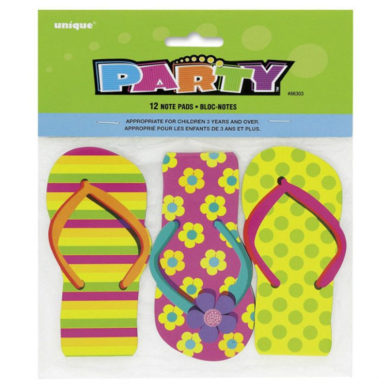 Unique - 12 Flip Flop Notepads