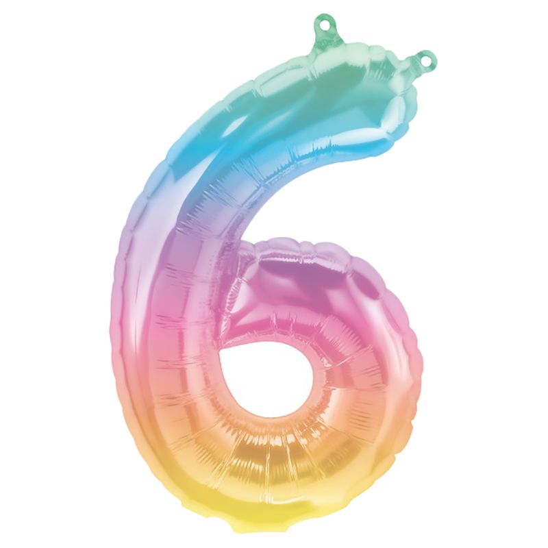 North Star Brands - 16" Ombre Number 6 Balloon