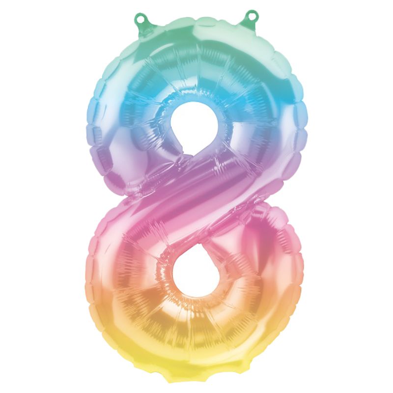 North Star Brands - 16" Ombre Number 8 Balloon