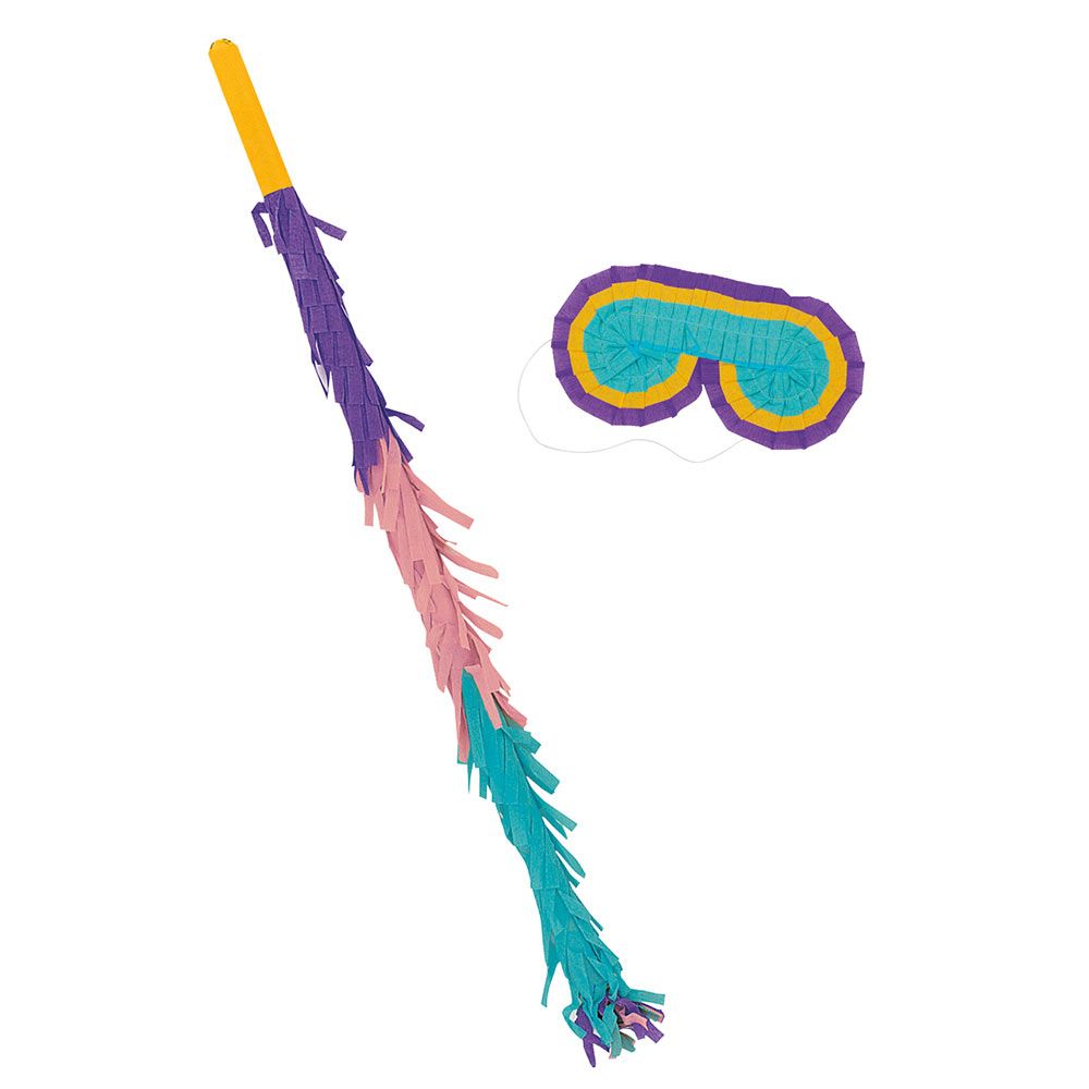 Unique - Pinata Stick And Blindfold