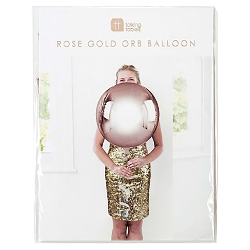 Talking Tables - Modern Metallics Orb Balloon - Rose Gold