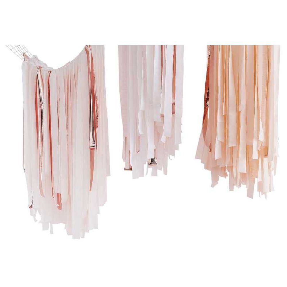 Ginger Ray - Blush & Rose Gold Streamer Ceiling Decoration