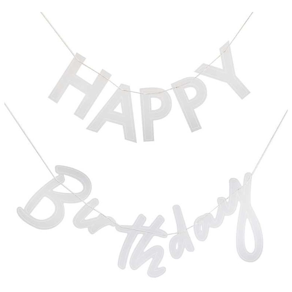 Ginger Ray - Acrylic Happy Birthday Bunting