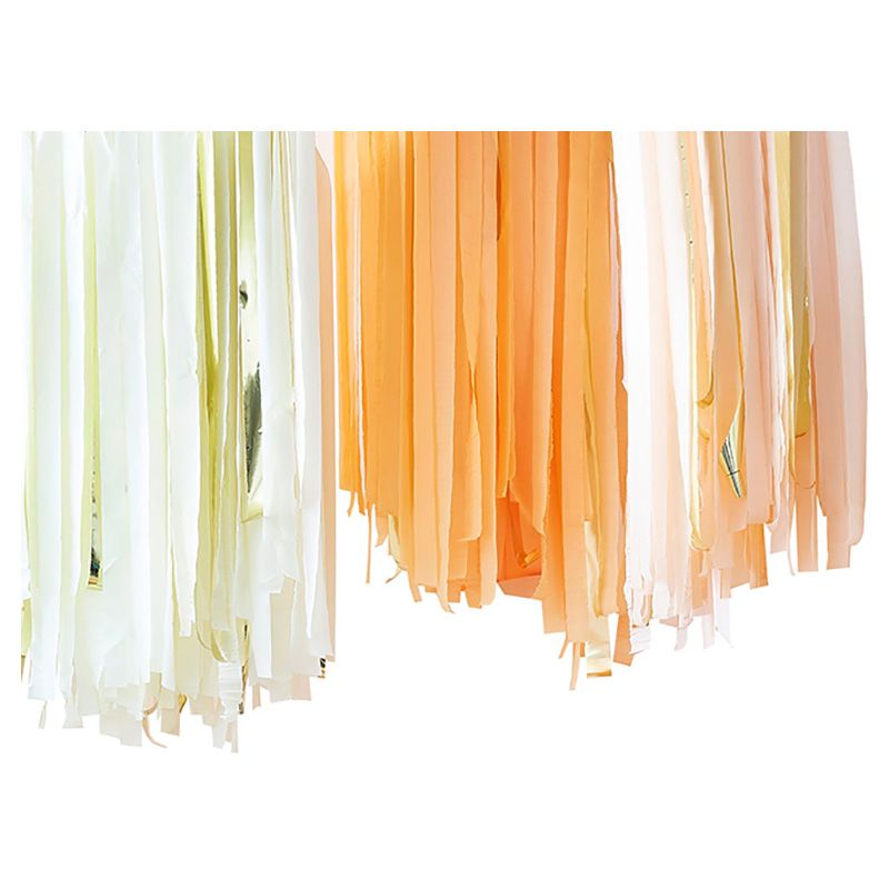 Ginger Ray - Peach And Gold Streamer Ceiling Decoration