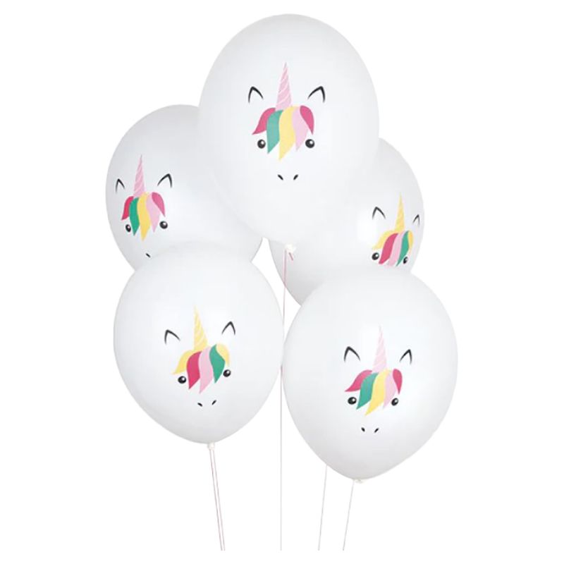 My Little Day - Unicorn Tattooed Balloons