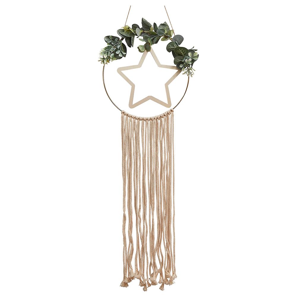 Ginger Ray - Star Macrame Wall Hanging Wreath