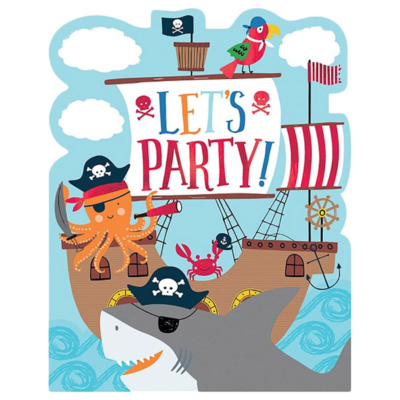 Party Camel - Ahoy Birthday Invitations