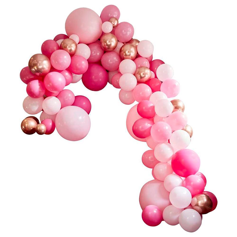 Ginger Ray - Luxe Pink and Rose Gold Balloon Arch Kit