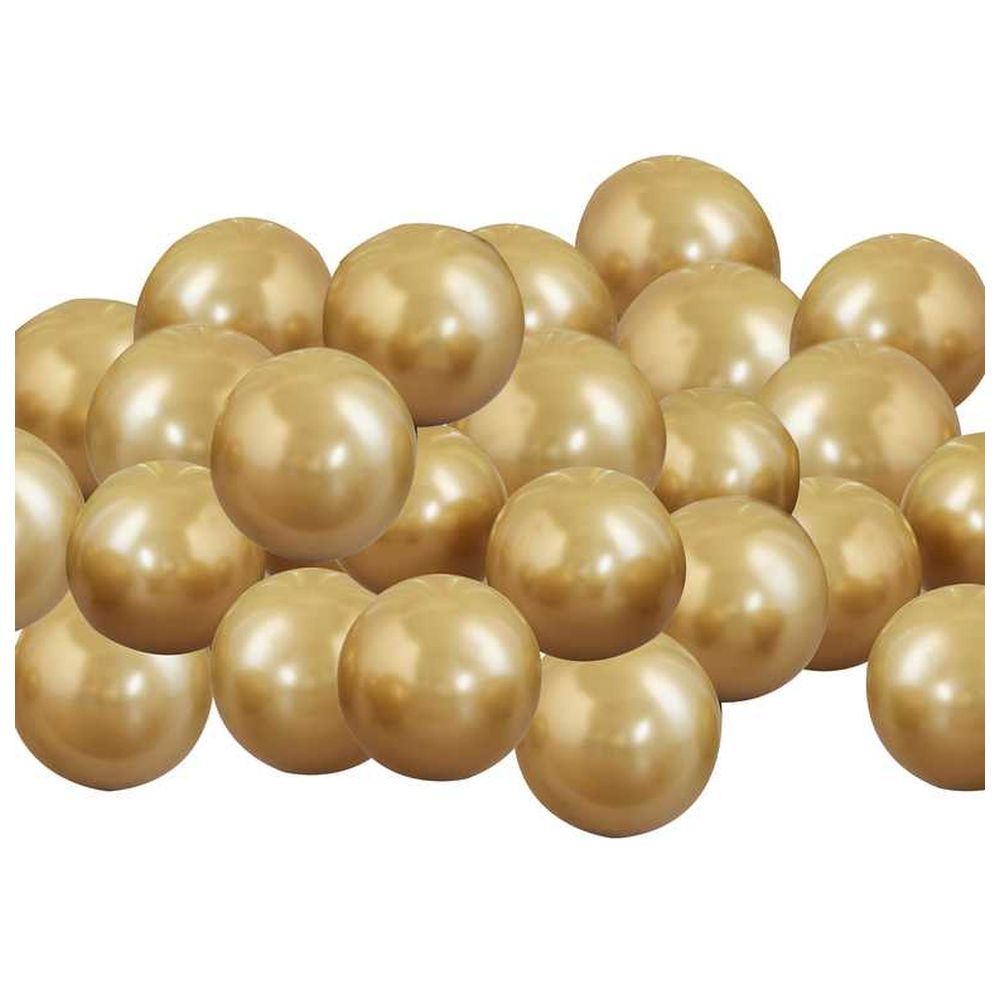 Ginger Ray - Gold Chrome Balloon Pack