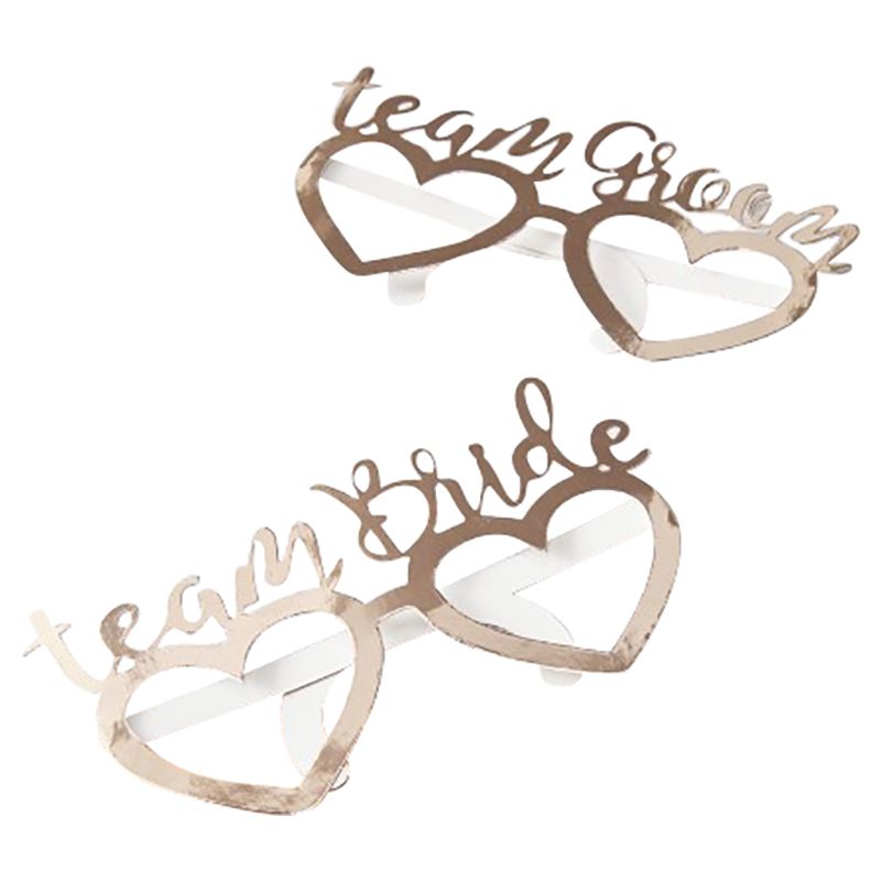 Ginger Ray - Rose Gold Foiled Fun Glasses