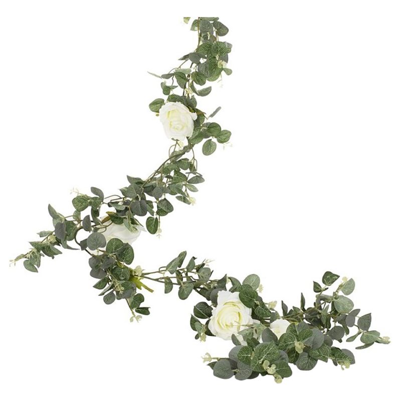 Ginger Ray - Eucalyptus & White Flower Garland