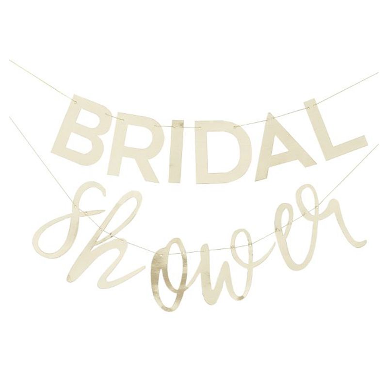 Ginger Ray - Gold 'Bridal Shower' Bunting