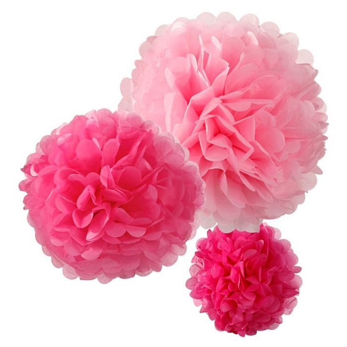 Talking Tables - Decandent Decs Pom Poms Pink